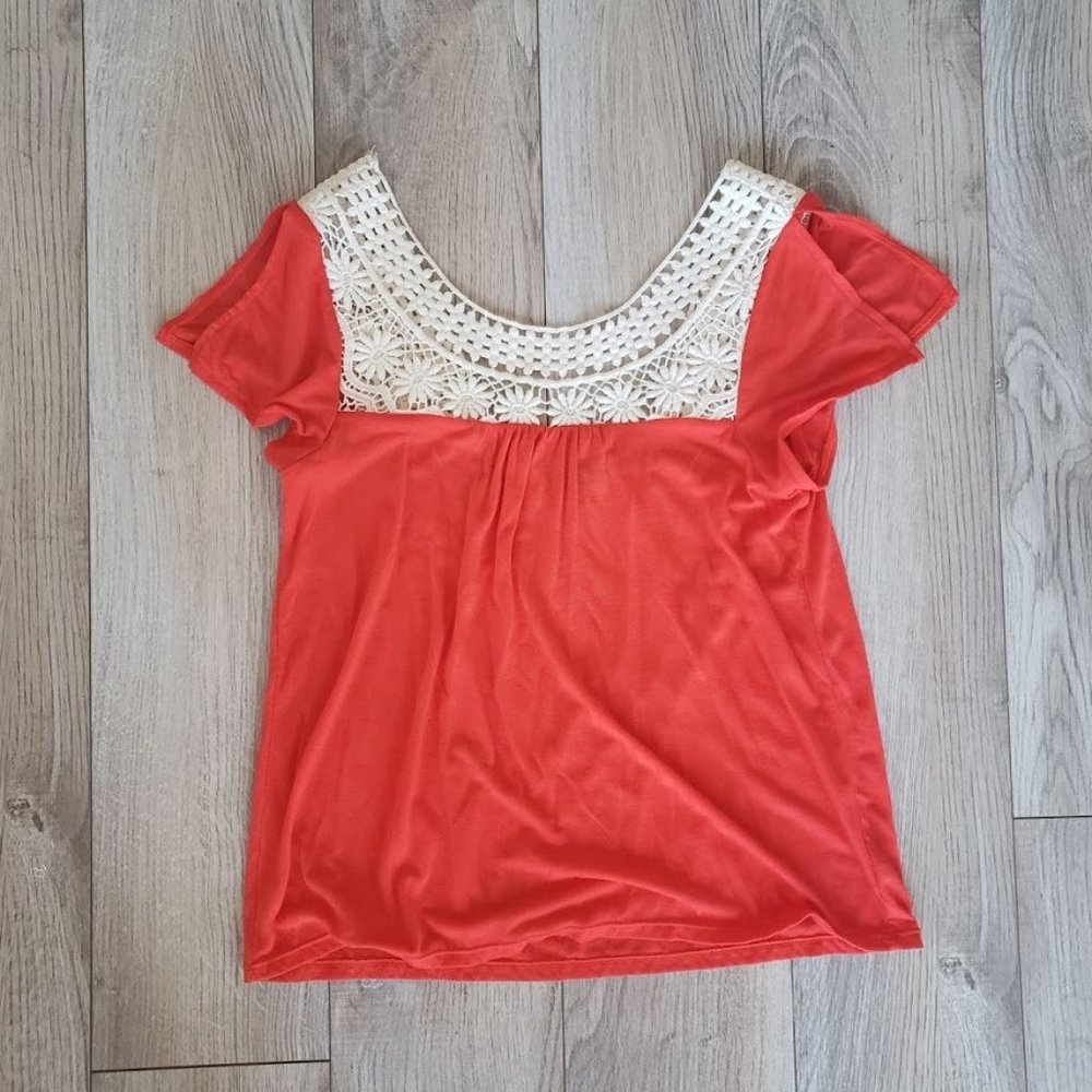 Orange Illusion Tee